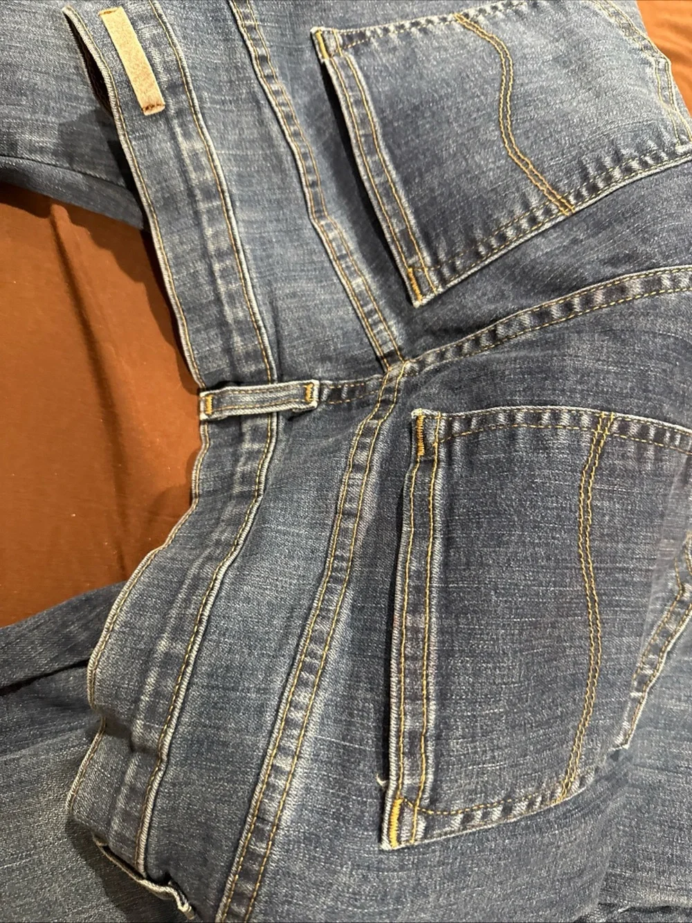 Lee Men's Straight Jeans in Medium Blue Denim